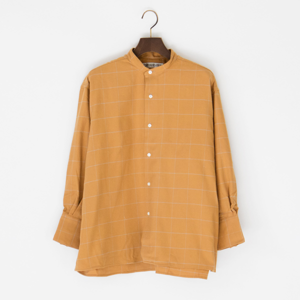 YELLOWバンドスモックネルシャツ・画像