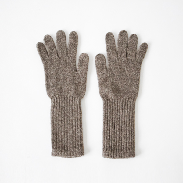 GREY BEIGEロングリブグロ-ブ・画像