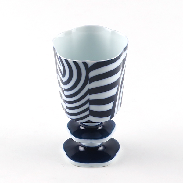 藍鍋島ゴブレット・画像