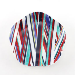 色鍋島高台皿・画像