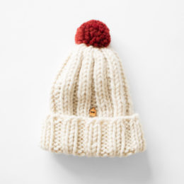 NATURAL WHITEニットキャップ Kaamos・画像