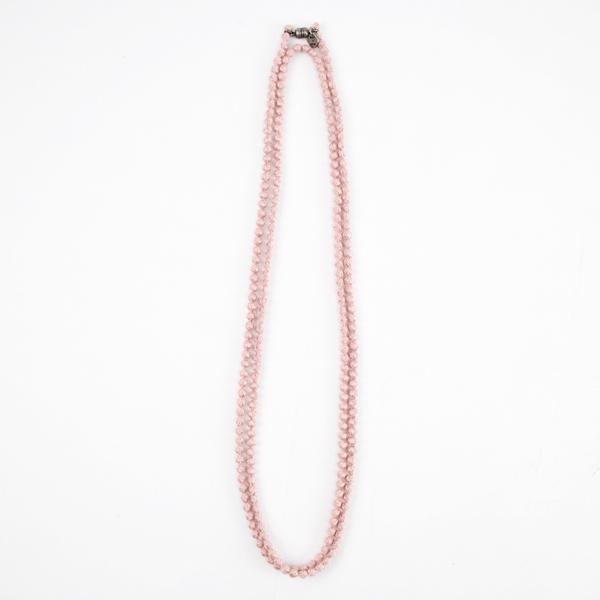 ピンクネックレス SPHERE SILK 100・画像