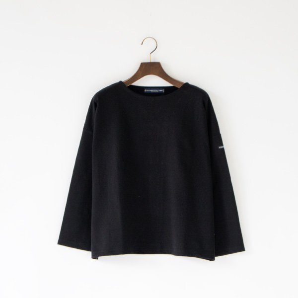 NOIR (ブラック)ワイドロングスリ-ブ・画像