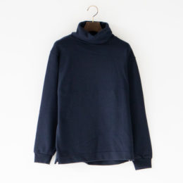 Sユニセックス SWEAT HIGHNECK NAVY・画像