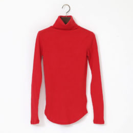 CHERRYコットンカシミヤ リブタ-トルネック・画像