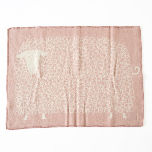 ROSA-WHITEブランケット（90×65）LAMMAS KILI・画像