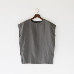 GREYリネンフレンチスリ-ブブラウス・画像