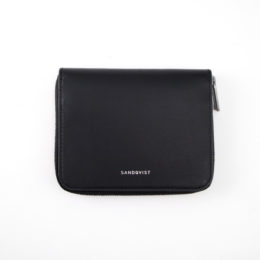 BLACK WITH BLACK INTERIOR AND BLACK METAウォレット AMANDA・画像