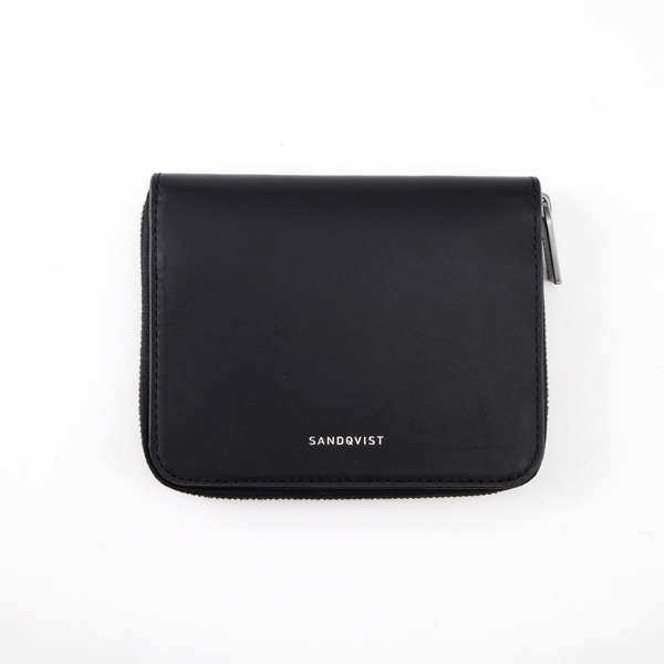 BLACK WITH BLACK INTERIOR AND BLACK METAウォレット AMANDA・画像