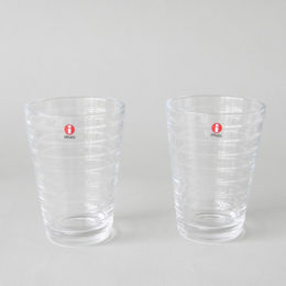 Aino Aalto ハイボ-ルグラス ペアセット クリア・画像