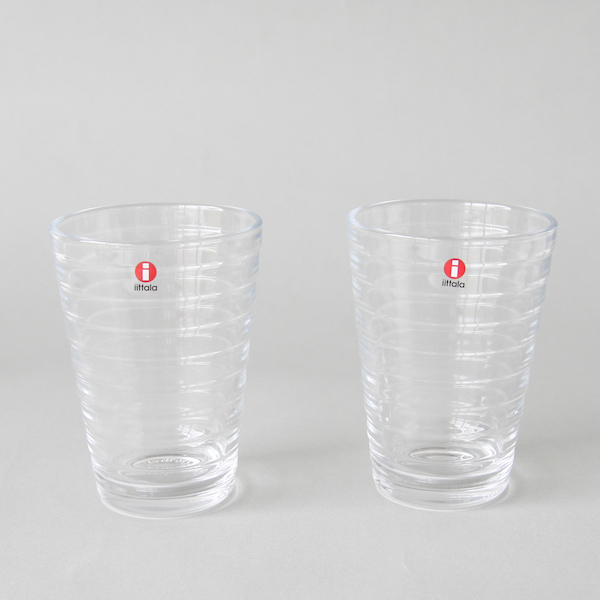 Aino Aalto ハイボ-ルグラス ペアセット クリア・画像