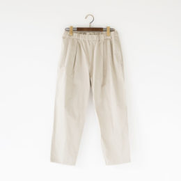 IVORYヴィンテ-ジウォッシュ ストレッチタックパンツ・画像