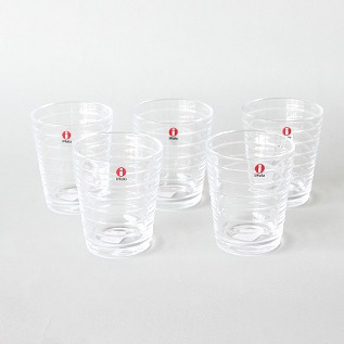 Aino Aalto タンブラ-5個セット クリア・画像