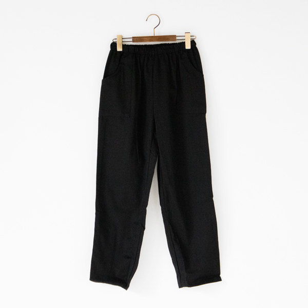 Sチノトラウザ-パンツ BLACK・画像