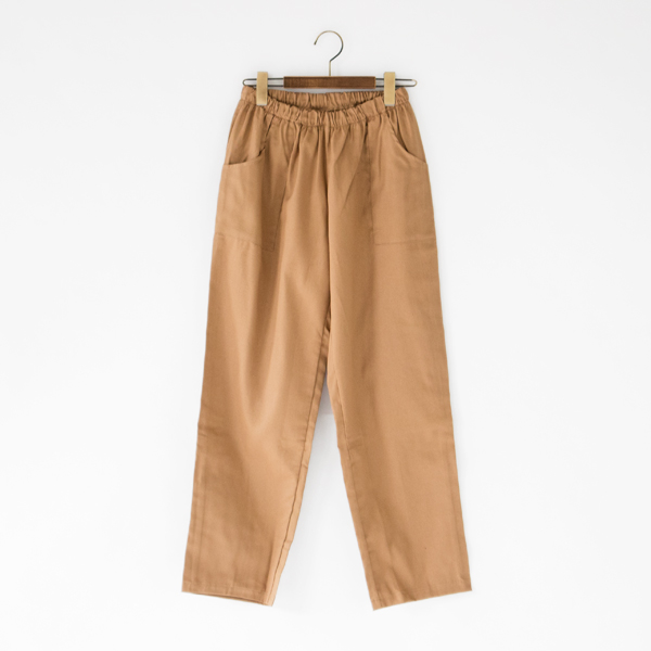 Sチノトラウザ-パンツ BEIGE・画像