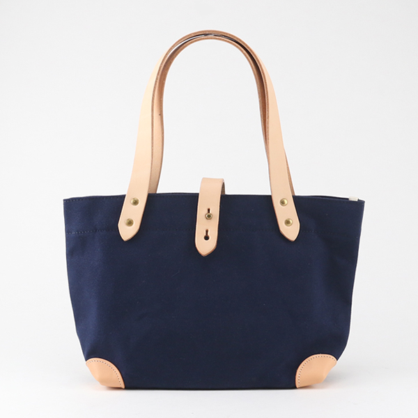 ネイビ-ギボシキャンバス ト-トバッグ・画像
