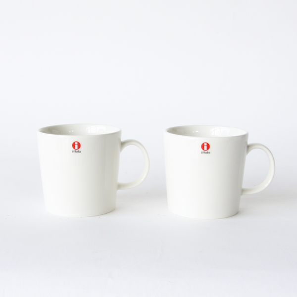 Teema マグカップ ペアセット ホワイト・画像