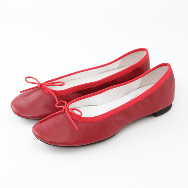 39（24.5）TRAVEL SHOES バレエシュ-ズ レイン RD・画像