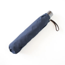 65cm 8本骨 メンズ ミラト-レ 3段折りたたみ傘 ネイビ-・画像