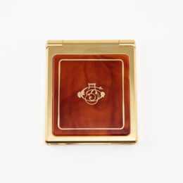 BRスクエアコンパクトミラ- GD・画像