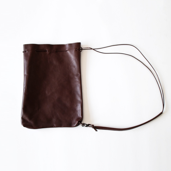 CHOCOHORSE LEATHER DRAW STRINGS SHOULDER・画像