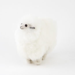 SHEEP WHITEBaby Alpaca Fur Doll（アルパカファ-ド-ル）・画像