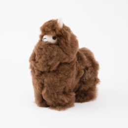 ALPACA DK BROWNBaby Alpaca Fur Doll（アルパカファ-ド-ル）・画像