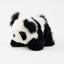 PANDA WHITE BLACKBaby Alpaca Fur Doll（アルパカファ-ド-ル）・画像