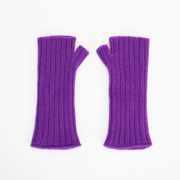 PURPLEカシミヤリブリストウォ-マ-・画像