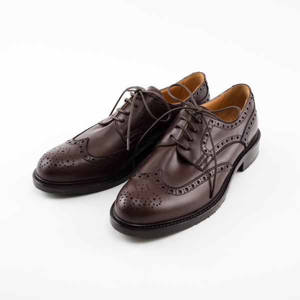 37.5ウイングチップ Dark Brown・画像