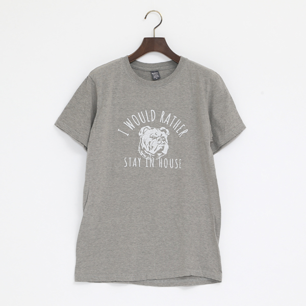 MILKY GREY/MHOUSE 4.6oz CREW Tシャツ・画像