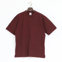 BURGUNDY SFRUIT HEAVY WEIGHT POCKET TEE・画像