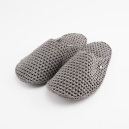 S:22-24cm／女性向けスリッパ Le dd DREAM grey・画像