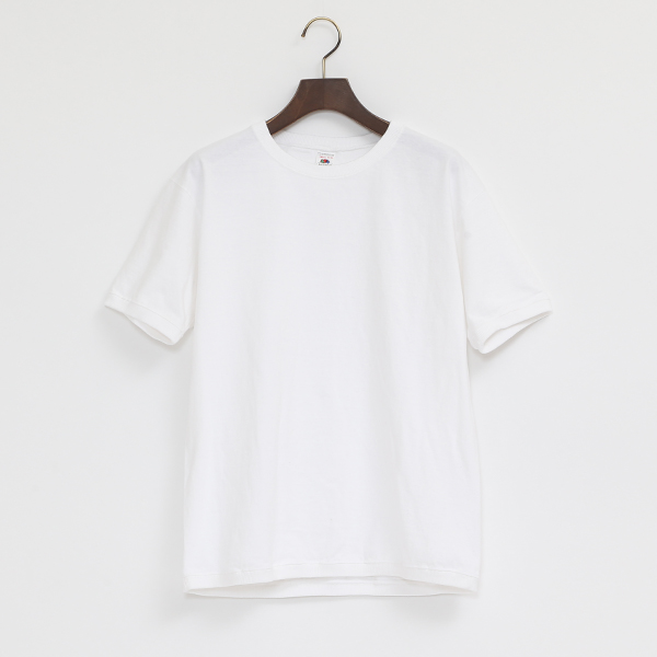 WHITEFOTLリブ付き S/S TEE・画像