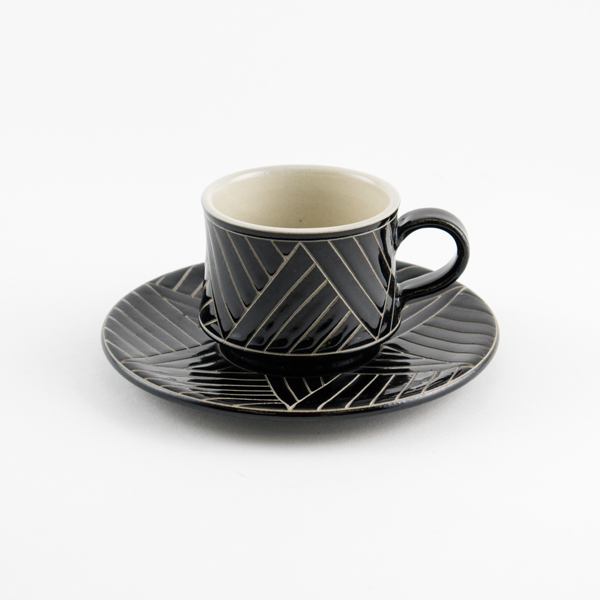 BLACKカップ&ソ-サ- バサナイ・画像