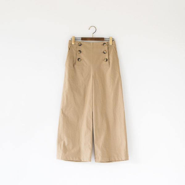 BEIGE-38マリンパンツ バックサテンストレッチ・画像