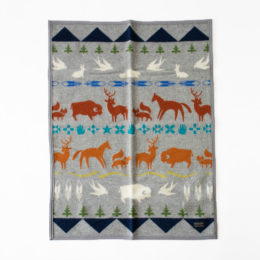 Shared Pathsウ-ルブランケット（111×83）MUCHACHO Shared Paths・画像