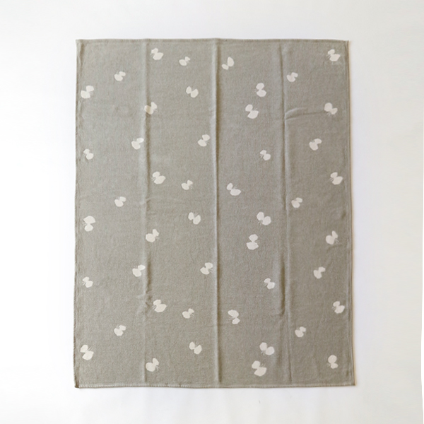 シュニ-ルコットン シングルブランケット（140×180）CHOUCHO グレ-・画像