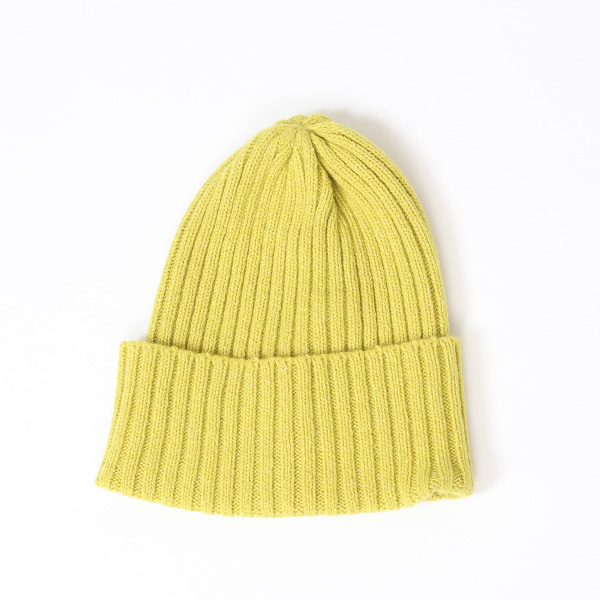 YELLOWニット帽 hance・画像