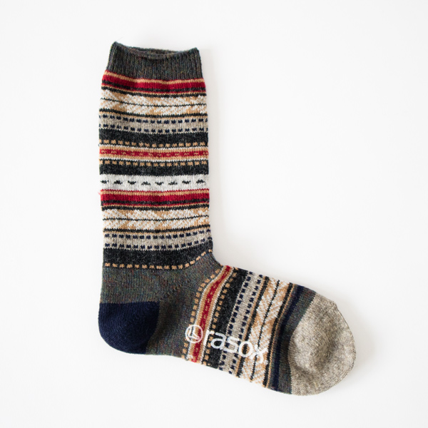 レッドジャガ-ドウ-ル・クル- メンズソックス・画像