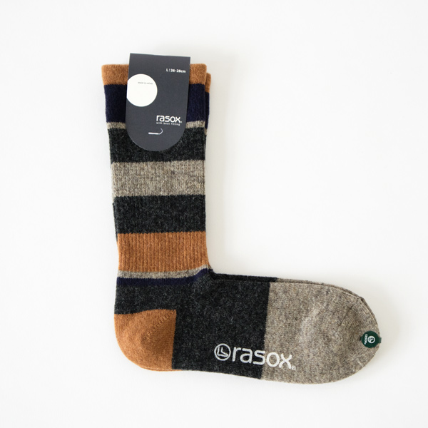 コルクマルチボ-ダ-ウ-ル・クル- メンズソックス・画像