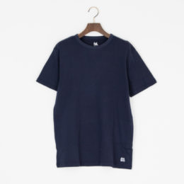 NAVY／Sユニセックス クル-ネック半袖Tシャツ・画像