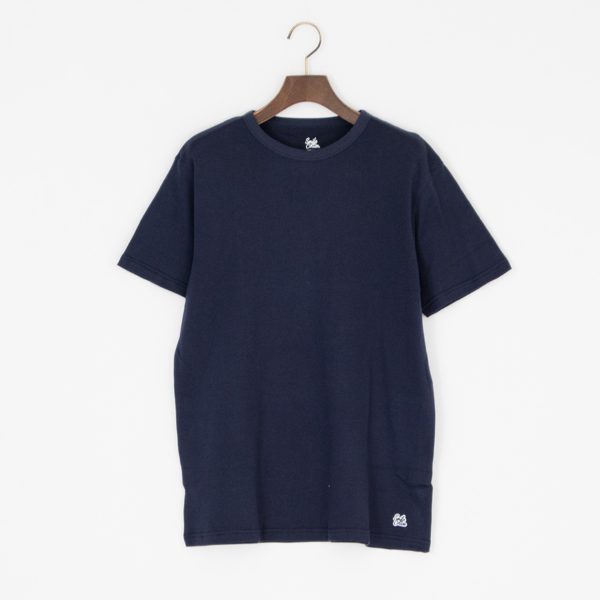 NAVY／Mユニセックス クル-ネック半袖Tシャツ・画像
