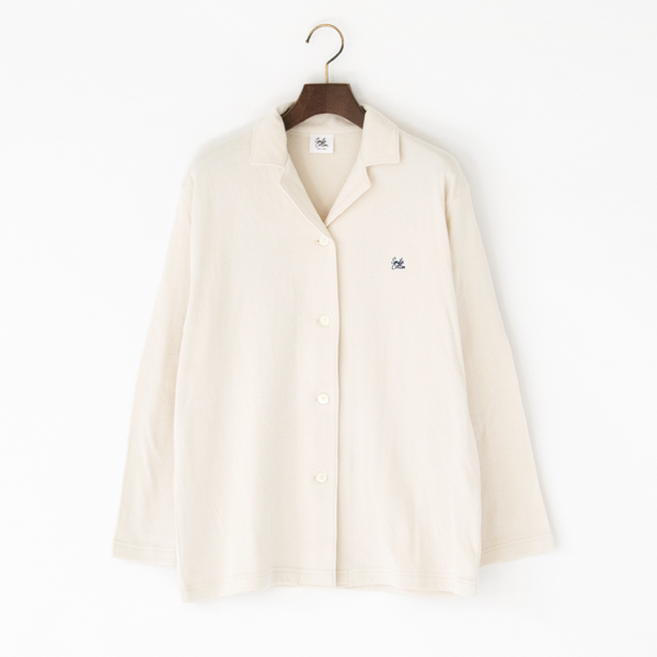 LIGHT BEIGE／Mレディ-ス パジャマシャツ・画像