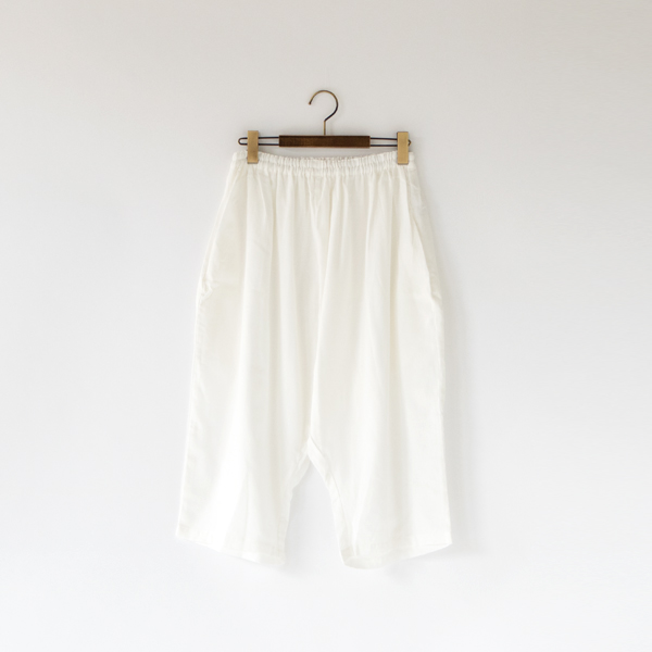 WHITEガ-ゼラウンジパンツ・画像