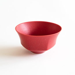 レッド六角小鉢・画像