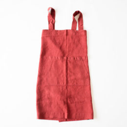 RED PEARリネンエプロン Pinafore apron Colors・画像