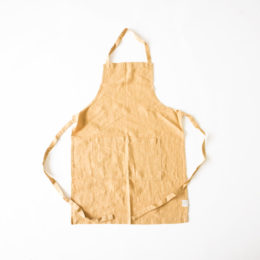 HONEYリネンエプロン Regular apron Plain・画像