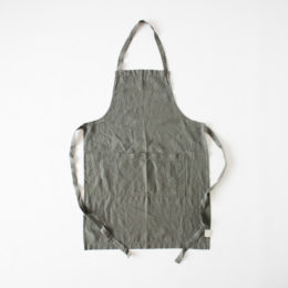 FOREST GREENリネンエプロン Regular apron Plain・画像