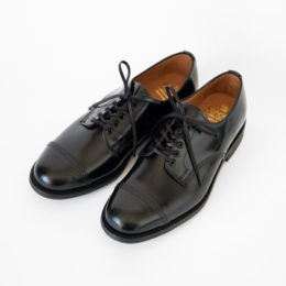 3HMILITARY DERBY SHOE 1830 Black・画像